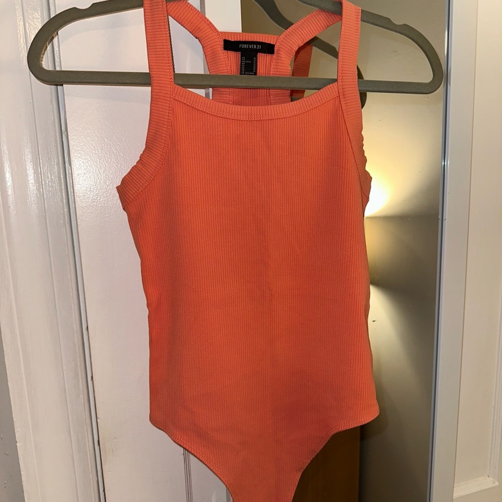 NWT Coral ribbed women’s bodysuit